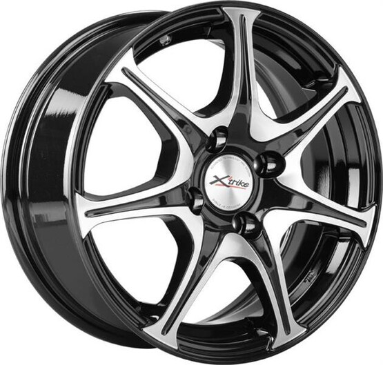 Диск X'trike X-110 14x6 4x98 ET35 DIA58.60 BK/FP