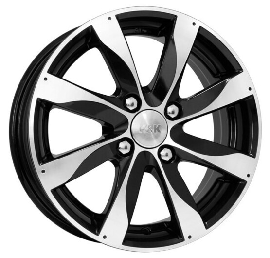 Диск K&K Джемини 15x6 4x100 ET45 DIA67.10 АЛМАЗ ЧЕРНЫЙ Диск K&K Джемини 15x6 4x100 ET45 DIA67.10 АЛМАЗ ЧЕРНЫЙ