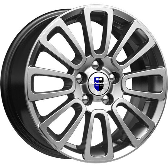 Диск K&K Неман 15x6 4x100 ET43 DIA67.10 ДАРК ПЛАТИНУМ Диск K&K Неман 15x6 4x100 ET43 DIA67.10 ДАРК ПЛАТИНУМ