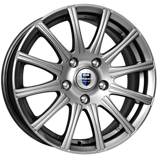 Диск K&K Сиеста 15x6 4x100 ET50 DIA60.10 ДАРК ПЛАТИНУМ Диск K&K Сиеста 15x6 4x100 ET50 DIA60.10 ДАРК ПЛАТИНУМ