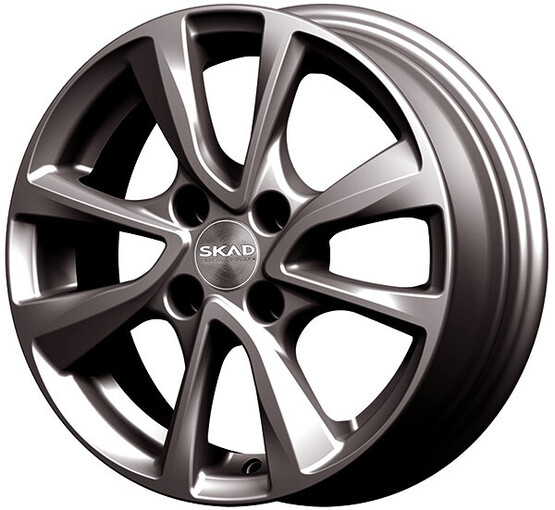 Диск Скад Ницца 14x5.50 4x100 ET45 DIA67.10 ГРАФИТ Диск Скад Ницца 14x5.50 4x100 ET45 DIA67.10 ГРАФИТ