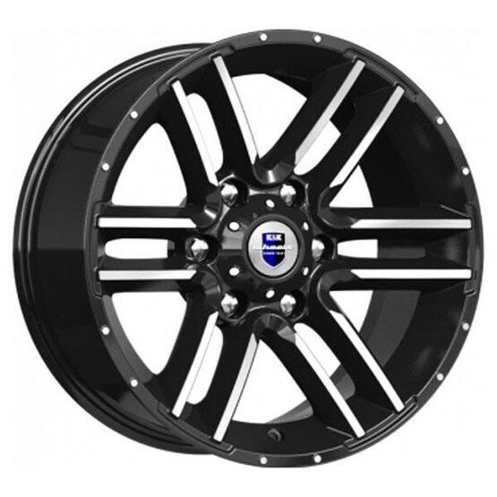 Диск K&K Алгама 17x8 6x139.70 ET-20 DIA106.10 АЛМАЗ-ЧЕРНЫЙ