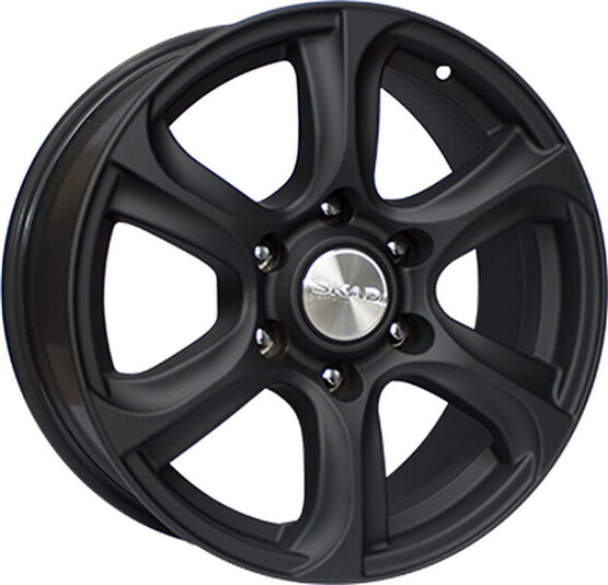 Диск Скад Скала 17x7.50 6x139.70 ET30 DIA67.10 ЧЁРНЫЙ БАРХАТ