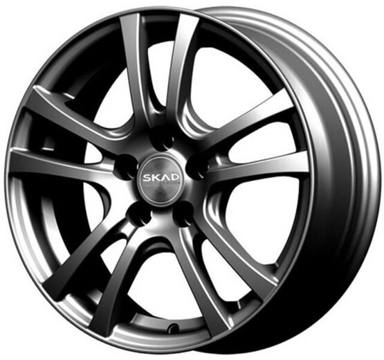 Диск Скад Дели 15x6 5x100 ET38 DIA57.10 ГРАФИТ Диск Скад Дели 15x6 5x100 ET38 DIA57.10 ГРАФИТ