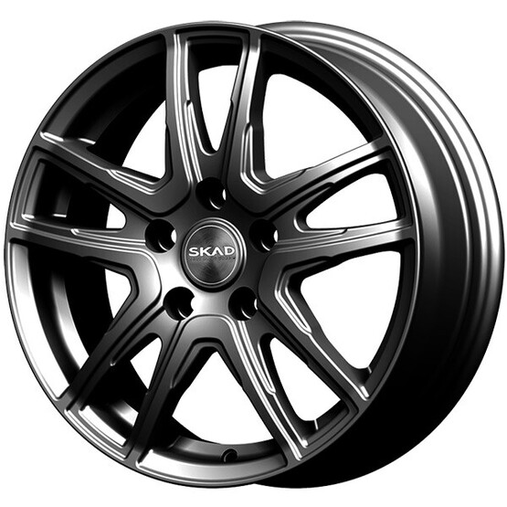 Диск Скад Сидней 16x6 4x100 ET41 DIA60.10 ГРАФИТ Диск Скад Сидней 16x6 4x100 ET41 DIA60.10 ГРАФИТ