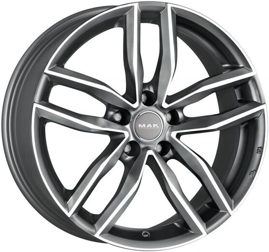 Диск Mak Sarthe 19x8 5x112 ET30 DIA66.60 GUNMETAL MIRROR FACE Диск Mak Sarthe 19x8 5x112 ET30 DIA66.60 GUNMETAL MIRROR FACE