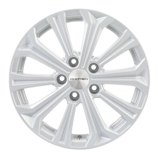 Диск Khomen 1610 16x6 5x110 ET45 DIA67 F-SILVER Диск Khomen 1610 16x6 5x110 ET45 DIA67 F-SILVER
