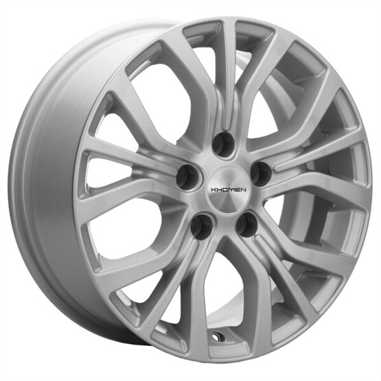 Диск Khomen 1608 16x6 5x110 ET40 DIA67 F-SILVER Диск Khomen 1608 16x6 5x110 ET40 DIA67 F-SILVER