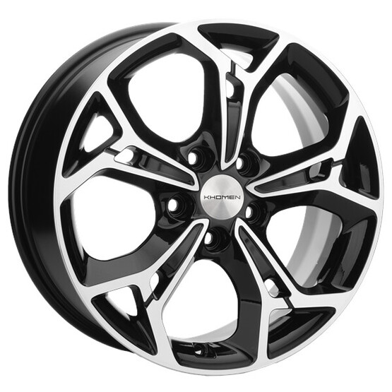 Диск Khomen 1702 17x7 5x112 ET40 DIA57.10 BLACK-FP Диск Khomen 1702 17x7 5x112 ET40 DIA57.10 BLACK-FP