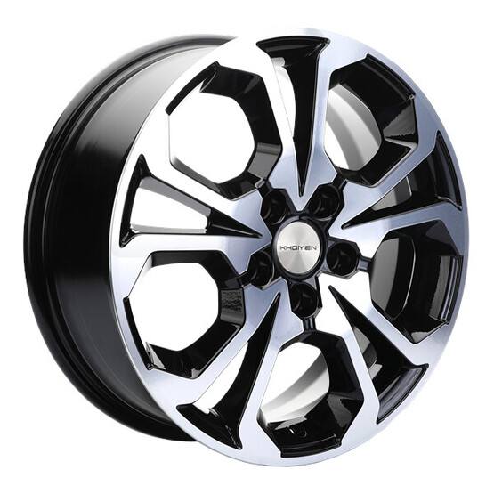 Диск Khomen 1711 17x6.50 5x114.30 ET40 DIA64.10 BLACK-FP Диск Khomen 1711 17x6.50 5x114.30 ET40 DIA64.10 BLACK-FP