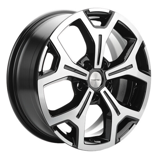 Диск Khomen 1710 17x6.50 5x108 ET33 DIA60.10 BLACK-FP Диск Khomen 1710 17x6.50 5x108 ET33 DIA60.10 BLACK-FP