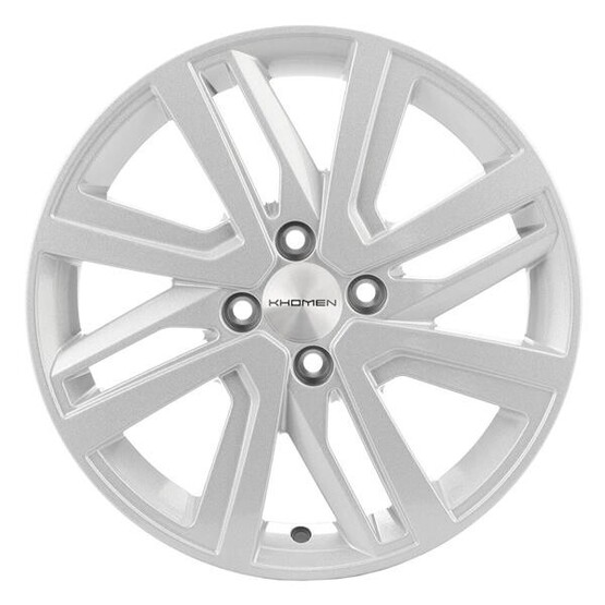 Диск Khomen 1609 16x6 4x100 ET37 DIA60.10 F-SILVER Диск Khomen 1609 16x6 4x100 ET37 DIA60.10 F-SILVER