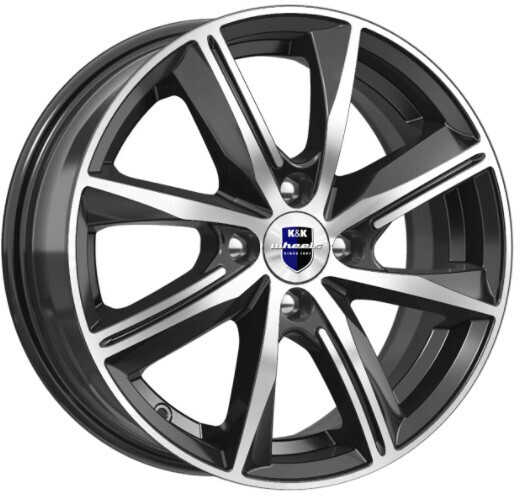 Диск K&K Арнар 15x6 4x100 ET45 DIA67.10 АЛМАЗ ЧЕРНЫЙ Диск K&K Арнар 15x6 4x100 ET45 DIA67.10 АЛМАЗ ЧЕРНЫЙ