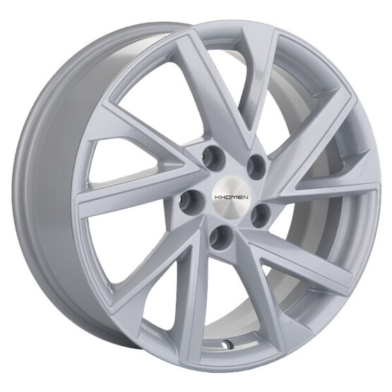 Диск Khomen 1714 17x7 5x110 ET45 DIA67.10 F-SILVER Диск Khomen 1714 17x7 5x110 ET45 DIA67.10 F-SILVER