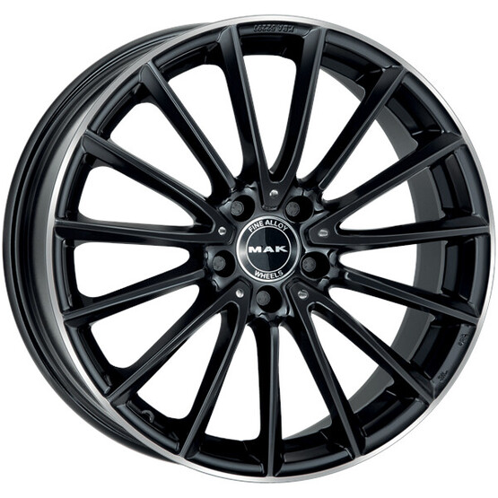 Диск Mak Komet 19x8 5x112 ET48 DIA66.60 GLOSS BLACK MIRROR RING Диск Mak Komet 19x8 5x112 ET48 DIA66.60 GLOSS BLACK MIRROR RING