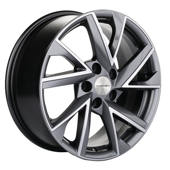 Диск Khomen 1714 17x7 5x110 ET40 DIA67.10 GRAY-FP Диск Khomen 1714 17x7 5x110 ET40 DIA67.10 GRAY-FP