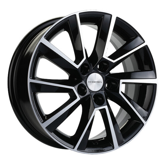 Диск Khomen 1507 15x6 5x100 ET40 DIA57.10 BLACK-FP Диск Khomen 1507 15x6 5x100 ET40 DIA57.10 BLACK-FP