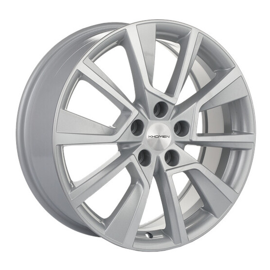 Диск Khomen 1802 18x7 5x114.30 ET45 DIA60.10 F-SILVER-FP Диск Khomen 1802 18x7 5x114.30 ET45 DIA60.10 F-SILVER-FP