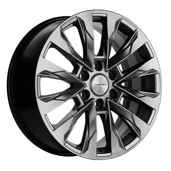 Диск Khomen 2010 20x8 6x139.70 ET35 DIA95.10 DARK-CHROME Диск Khomen 2010 20x8 6x139.70 ET35 DIA95.10 DARK-CHROME
