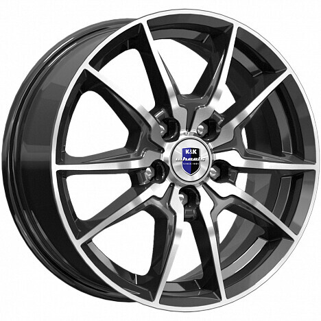 Диск K&K Адамар 16x6.50 5x100 ET40 DIA67.10 АЛМАЗ ЧЕРНЫЙ Диск K&K Адамар 16x6.50 5x100 ET40 DIA67.10 АЛМАЗ ЧЕРНЫЙ