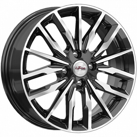 Диск Ifree Миконос 16x6 4x100 ET37 DIA60.10 БЛЭК ДЖЕК Диск Ifree Миконос 16x6 4x100 ET37 DIA60.10 БЛЭК ДЖЕК
