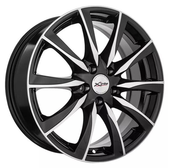 Диск X'trike X-120М 17x7 5x114.30 ET37 DIA66.60 BK/FP