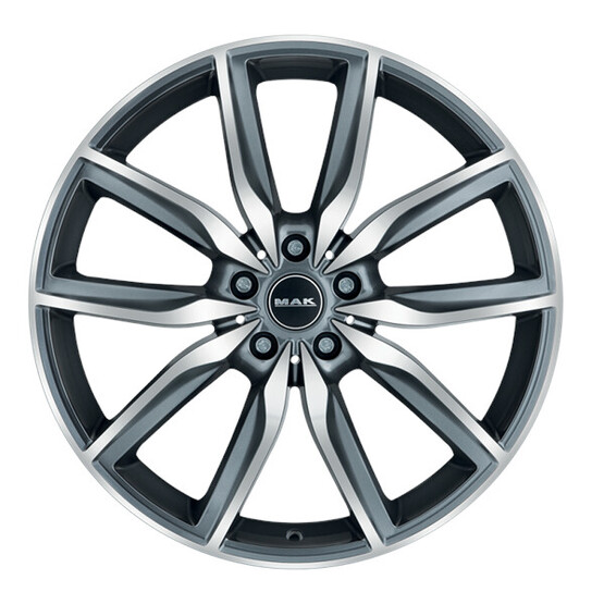 Диск Mak Allianz 20x8 5x112 ET27 DIA66.60 GUNMETAL MIRROR FACE