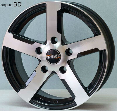 Диск Tech Line 618 16x6.50 5x139.70 ET40 DIA98 BD