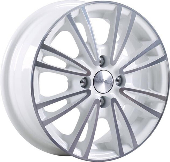 Диск Скад Пантера 14x5.50 4x100 ET39 DIA67.10 АЛМАЗ-БЕЛЫЙ