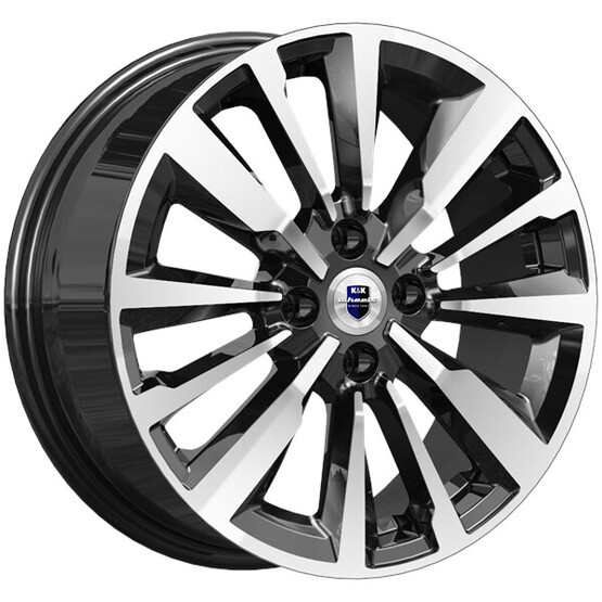 Диск K&K Эрман 16x6.50 4x100 ET49 DIA54.10 АЛМАЗ ЧЕРНЫЙ