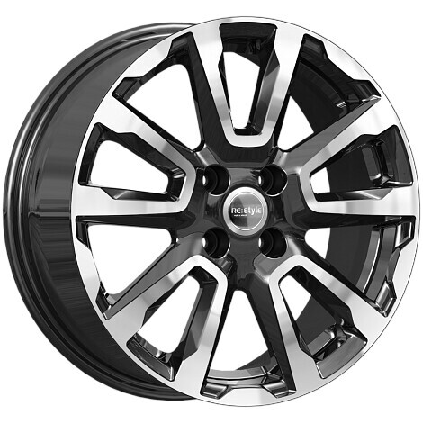 Диск K&K Кс1026 16x6.50 4x100 ET45 DIA60.10 АЛМАЗ ЧЕРНЫЙ