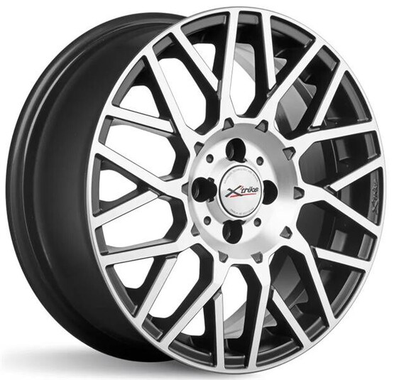 Диск X'trike X-125 16x6.50 4x100 ET48 DIA60.10 BKM/FP