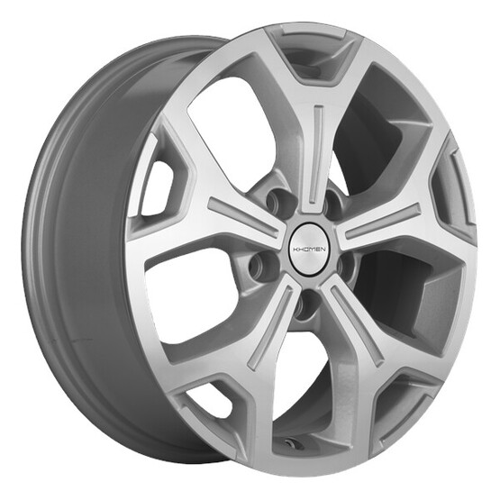 Диск Khomen 1710 17x6.50 5x120 ET55 DIA65.10 F-SILVER-FP Диск Khomen 1710 17x6.50 5x120 ET55 DIA65.10 F-SILVER-FP