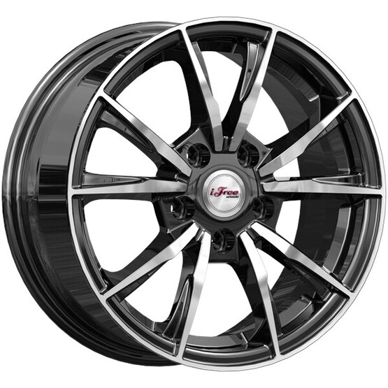 Диск Ifree Сион 15x6.50 5x100 ET38 DIA57.10 БЛЭК ДЖЕК