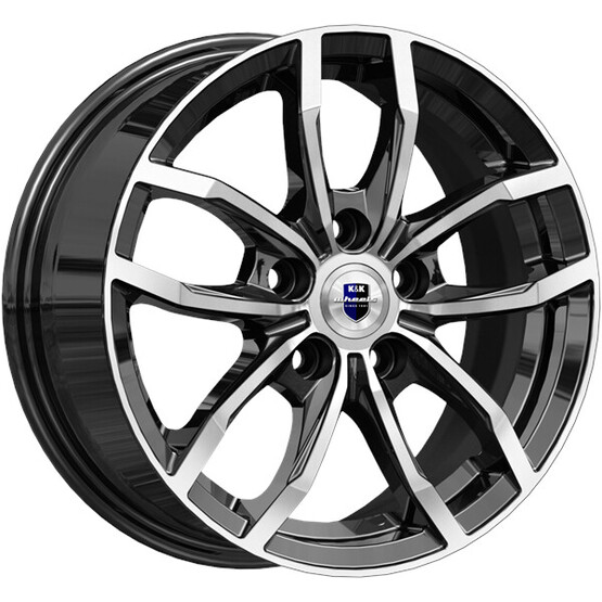 Диск K&K Фрост 15x6.50 5x100 ET38 DIA57.10 АЛМАЗ ЧЕРНЫЙ