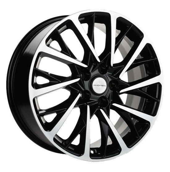 Диск Khomen 1804 18x7.50 5x112 ET39 DIA66.60 BLACK-FP Диск Khomen 1804 18x7.50 5x112 ET39 DIA66.60 BLACK-FP