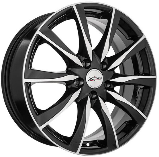 Диск X'trike X-120 17x7 5x108 ET33 DIA60.10 BK/FP