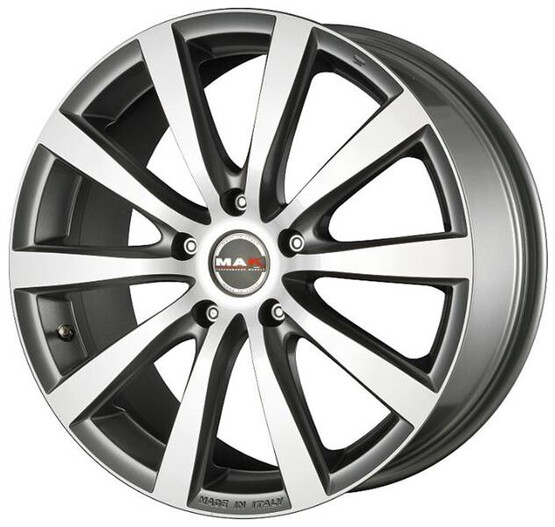 Диск Mak Iguan 18x8 5x114.30 ET40 DIA76.10 GRAPHITE-MIRROR FACE