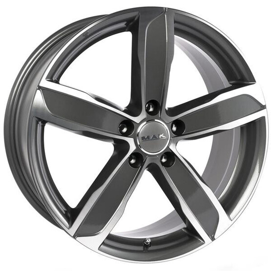 Диск Mak Stadt 18x8 5x112 ET50 DIA57.10 GUN METALLIC-MIRROR FACE Диск Mak Stadt 18x8 5x112 ET50 DIA57.10 GUN METALLIC-MIRROR FACE