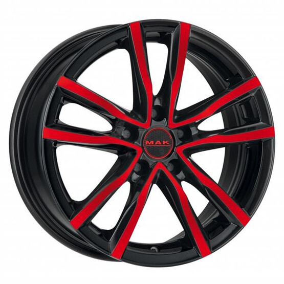 Диск Mak Milano 17x7 5x114.30 ET40 DIA76.10 BLACK AND RED Диск Mak Milano 17x7 5x114.30 ET40 DIA76.10 BLACK AND RED