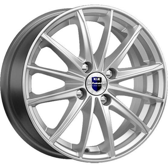 Диск K&K Пойнт Бланк 15x6 4x100 ET40 DIA60.10 СИЛЬВЕР Диск K&K Пойнт Бланк 15x6 4x100 ET40 DIA60.10 СИЛЬВЕР