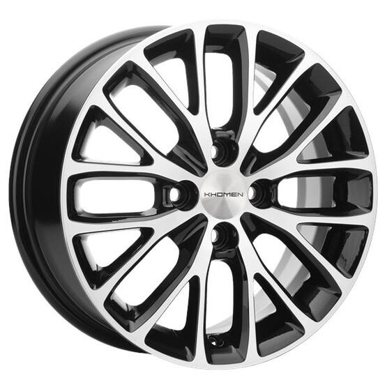 Диск Khomen 1506 15x6 4x98 ET36 DIA58.60 BLACK-FP Диск Khomen 1506 15x6 4x98 ET36 DIA58.60 BLACK-FP