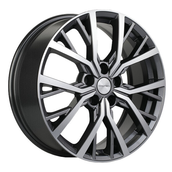 Диск Khomen 1806 18x7 5x112 ET43 DIA57.10 GRAY-FP Диск Khomen 1806 18x7 5x112 ET43 DIA57.10 GRAY-FP