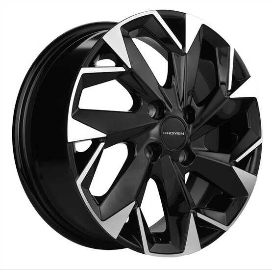 Диск Khomen 1508 15x6 4x98 ET35 DIA58.60 BLACK-FP Диск Khomen 1508 15x6 4x98 ET35 DIA58.60 BLACK-FP