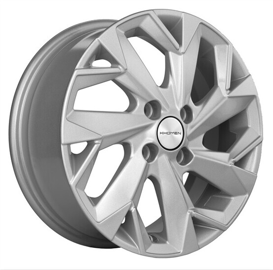 Диск Khomen 1508 15x6 4x100 ET40 DIA60.10 F-SILVER Диск Khomen 1508 15x6 4x100 ET40 DIA60.10 F-SILVER