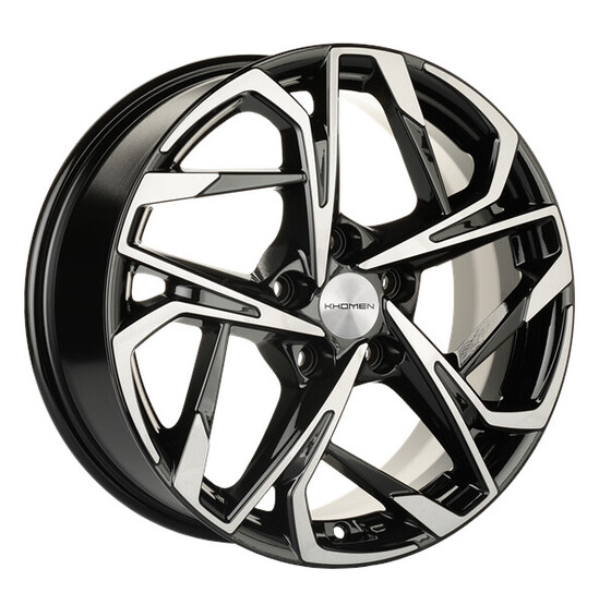 Диск Khomen 1716 17x7 5x110 ET40 DIA67.10 BLACK-FP Диск Khomen 1716 17x7 5x110 ET40 DIA67.10 BLACK-FP