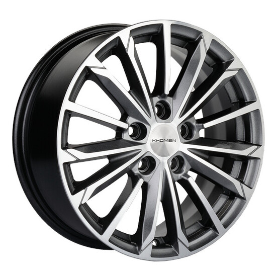 Диск Khomen 1611 16x6.50 5x114.30 ET45 DIA67.10 G-SILVER-FP Диск Khomen 1611 16x6.50 5x114.30 ET45 DIA67.10 G-SILVER-FP