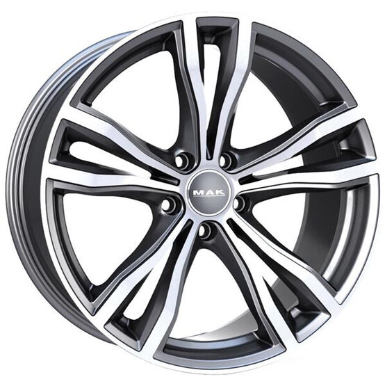 Диск Mak X-Mode 19x9 5x120 ET18 DIA74.10 GUNMETAL MIRROR FACE
