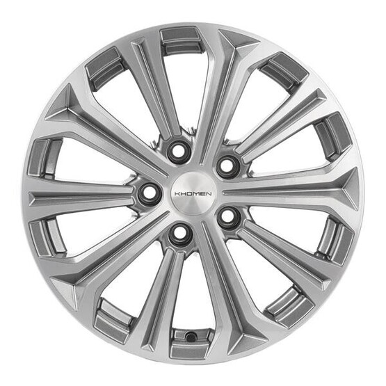 Диск Khomen 1610 16x6.50 5x114.30 ET41 DIA67.10 GRAY-FP Диск Khomen 1610 16x6.50 5x114.30 ET41 DIA67.10 GRAY-FP