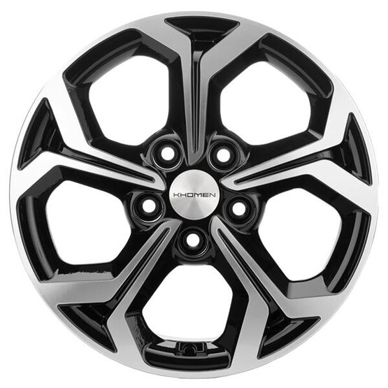 Диск Khomen 1606 16x6.50 5x114.30 ET50 DIA67.10 BLACK-FP Диск Khomen 1606 16x6.50 5x114.30 ET50 DIA67.10 BLACK-FP